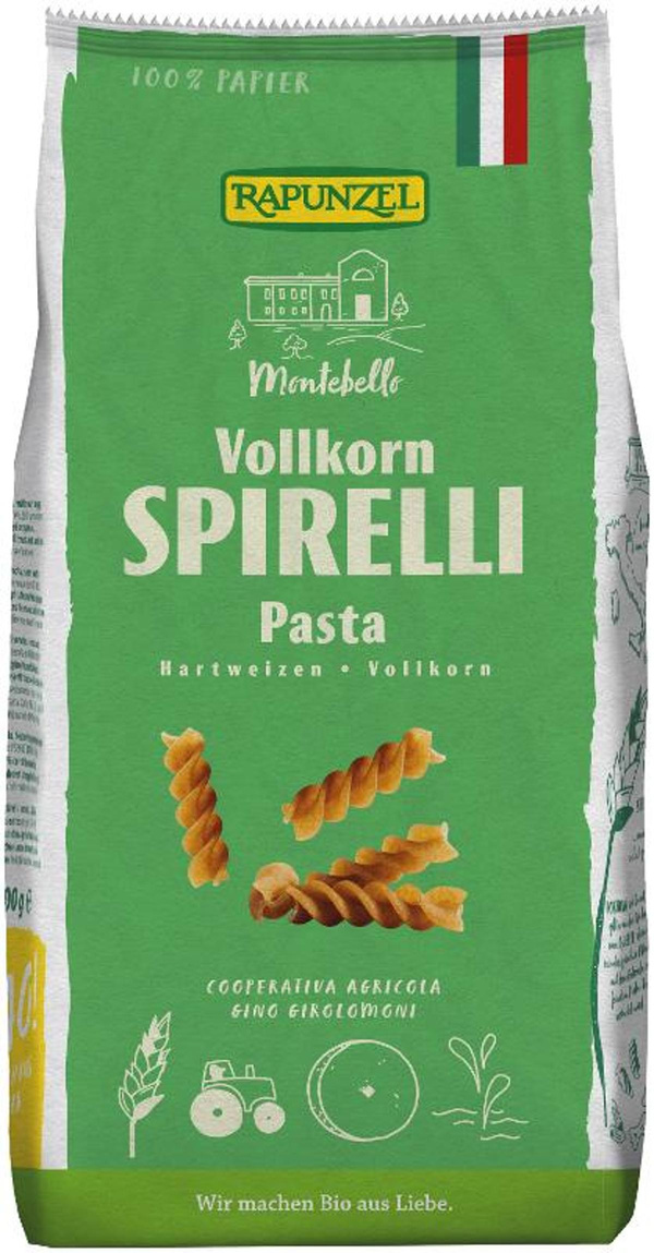 Produktfoto zu Spirelli Nudeln Vollkorn