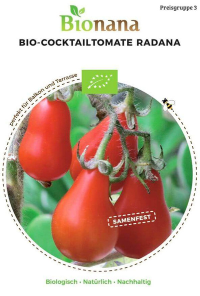 Produktfoto zu Saatgut Cocktailtomate Radana