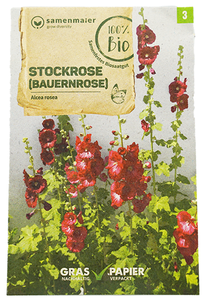 Produktfoto zu Saatgut Stockrose (Bauernrose)