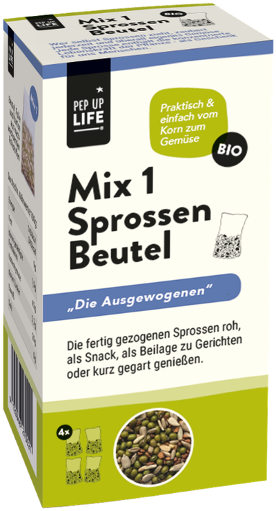 Produktfoto zu Sprossenbeutel Mix 1