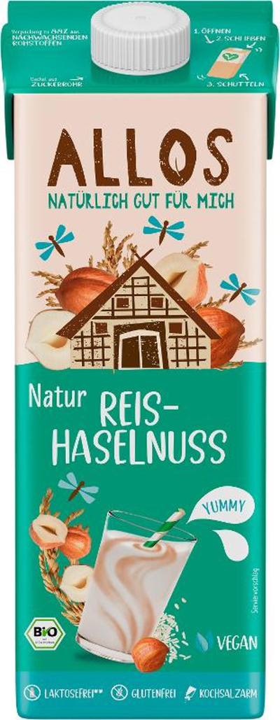 Produktfoto zu Reis Haselnuss Drink