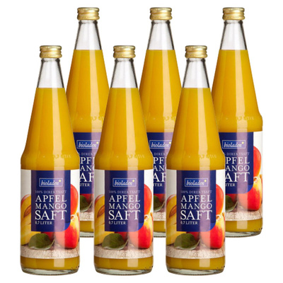 Produktfoto zu Apfel-Mango-Saft Kasten