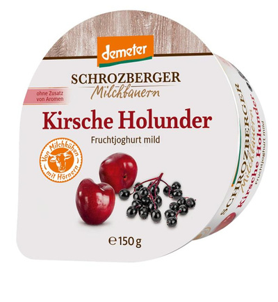 Produktfoto zu Joghurt Becher Kirsche Holunder