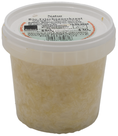 Produktfoto zu Sauerkraut frisch NATUR Becher