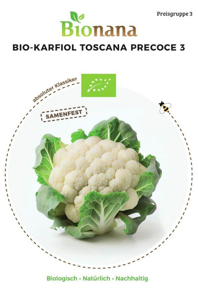 Produktfoto zu Saatgut Blumenkohl Toscana-Precoce