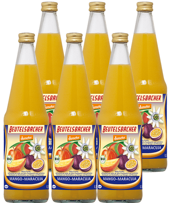 Produktfoto zu Mango-Maracuja-Saft 6 x 0,7 l