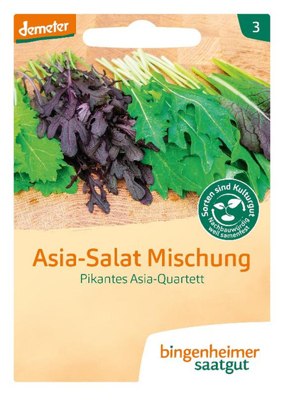 Produktfoto zu Saatgut Pikantes Asia Quartett