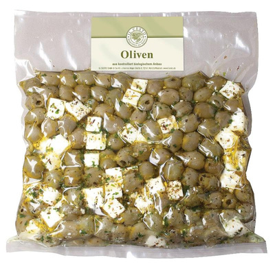Produktfoto zu Feta-Olivenmix mariniert