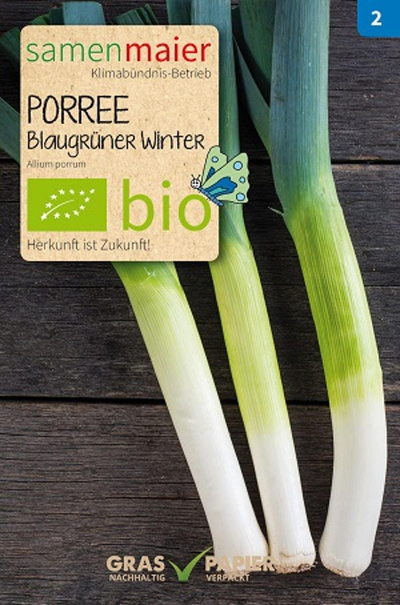 Produktfoto zu Saatgut Porree Blaugrüner Winter