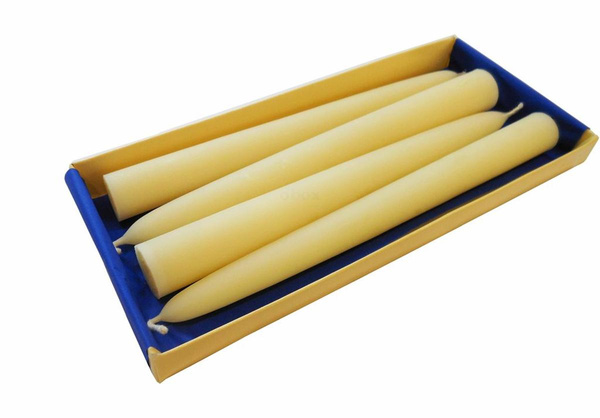 Produktfoto zu Tafelkerzen weiss aus Höhenberg