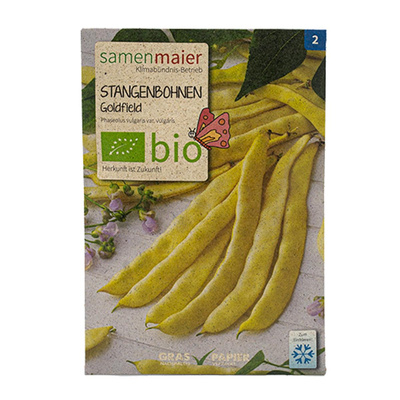 Produktfoto zu Saatgut Stangenbohnen Goldfield