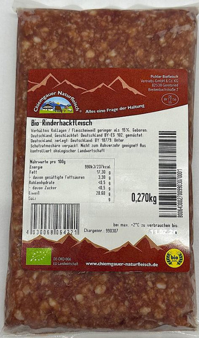 Produktfoto zu Rinder Hackfleisch