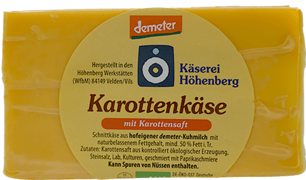 Produktfoto zu Höhenberger Karottenkäse