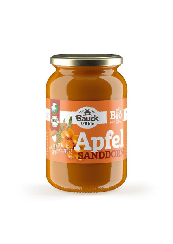 Produktfoto zu Apfel Sanddorn Mus gesüßt