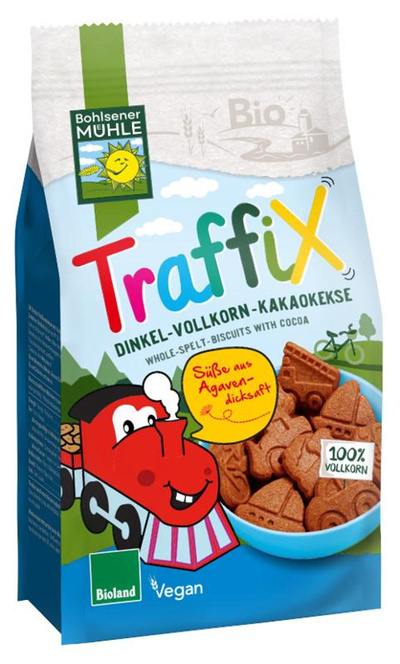 Produktfoto zu Traffix Dinkel-Vollkorn-Kakaokekse