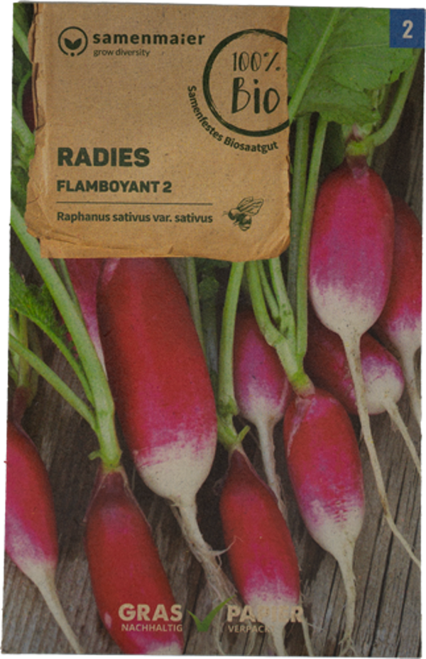 Produktfoto zu Saatgut Radies Flamboyant 2