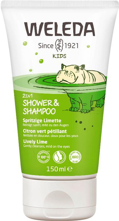 Produktfoto zu Kids 2in1 Shower & Shampoo Limette
