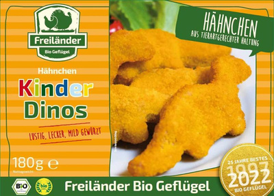 Produktfoto zu Hähnchen Kinder Dinos ❄️