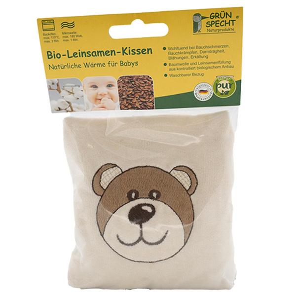 Produktfoto zu Leinsamenkissen Bär