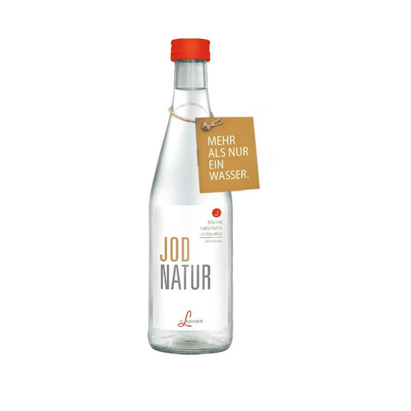 Produktfoto zu St. Leonhard Jod Natur Wasser 0,33 l