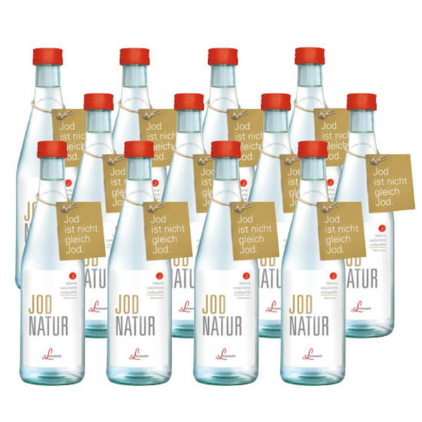 Produktfoto zu St. Leonhards Jod Natur Wasser 12 x 0,33 l