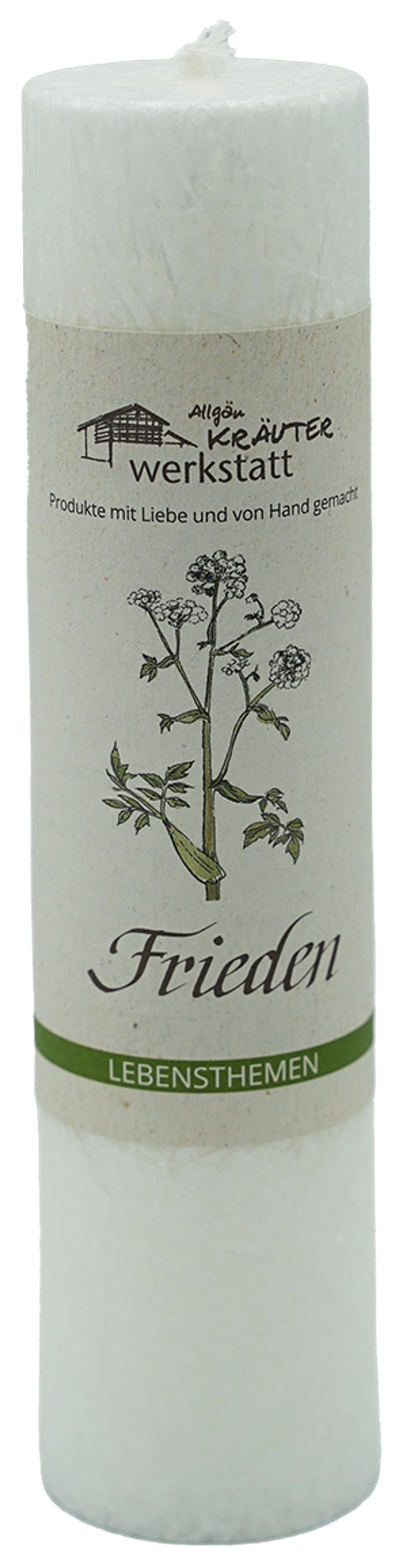 Produktfoto zu Heilkräuterkerze Frieden