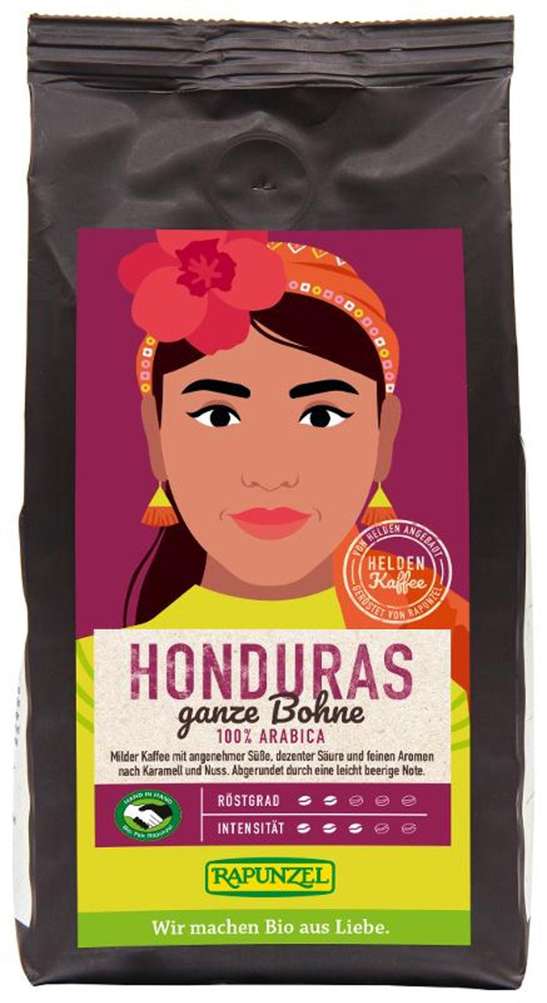 Produktfoto zu Heldenkaffee Honduras ganze Bohne