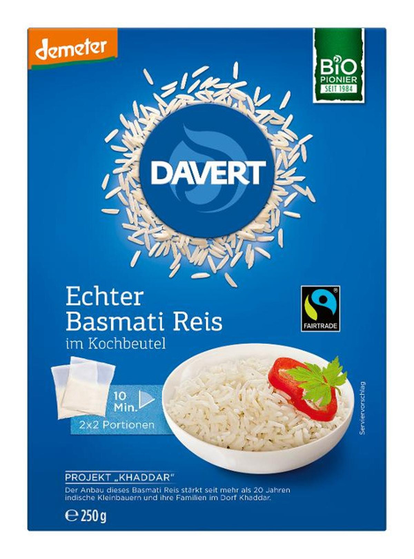 Produktfoto zu Basmati Reis Kochbeutel