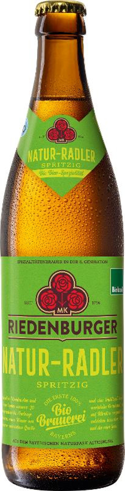 Produktfoto zu Riedenburger Natur-Radler 0,5 l