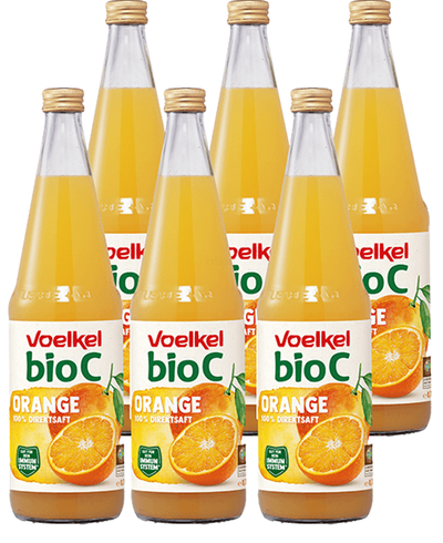 Produktfoto zu Bio C Orangendirektsaft 6 x 0,7 l