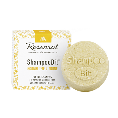 Produktfoto zu Festes Shampoo Kornblumen Zitronen