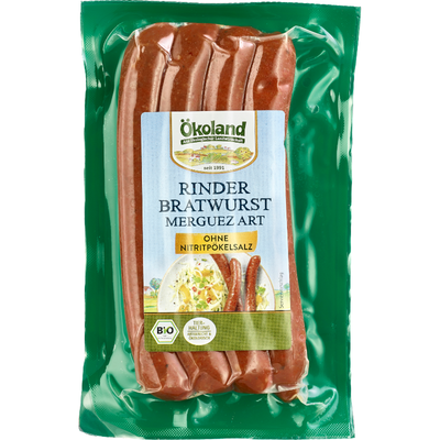 Produktfoto zu Rinderbratwurst Merguez Art