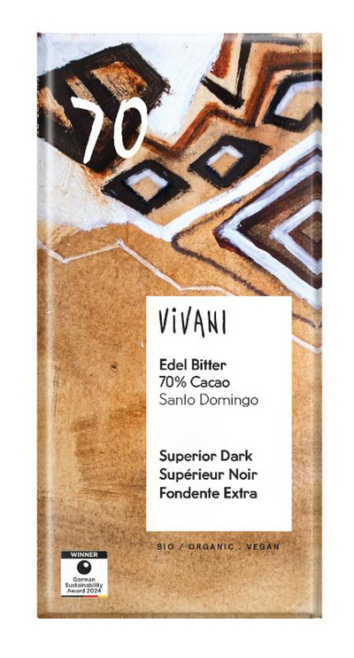 Produktfoto zu Schokolade Edel Bitter 70 %