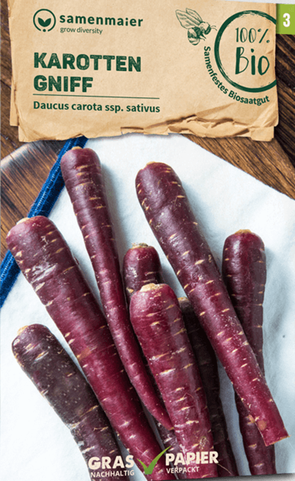 Produktfoto zu Saatgut Karotten Gniff