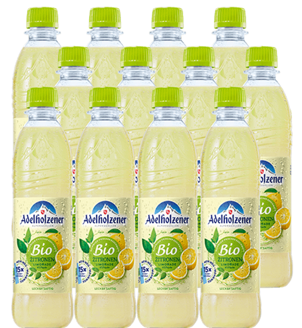 Produktfoto zu Adelholzener Zitrone 12 x 0,5 l