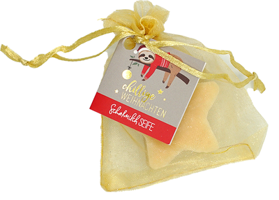 Produktfoto zu Schafmilchseife Stern, chillige Weihnachten