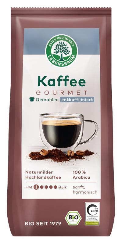 Produktfoto zu Kaffee entkoffeiniert