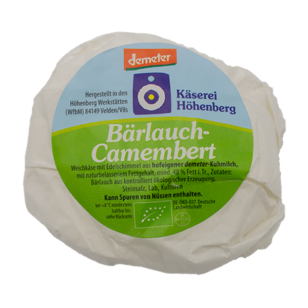 Produktfoto zu Höhenberger Bärlauch-Camembert Stück