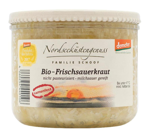 Produktfoto zu Frischsauerkraut bioaktiv im Glas