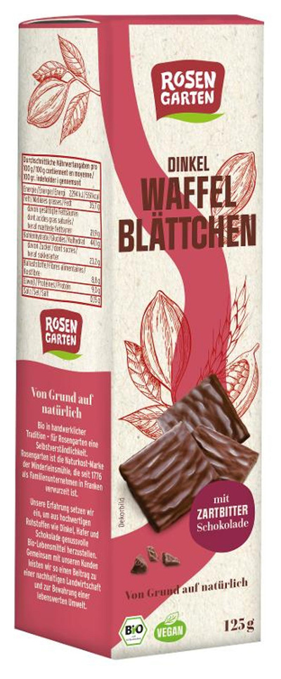 Produktfoto zu Dinkel Waffel Blättchen