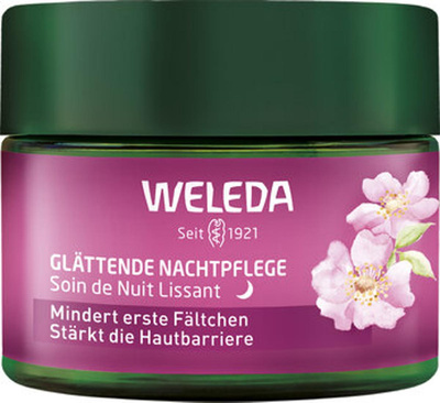 Produktfoto zu Glättende Nachtpflege Wildrose Weleda