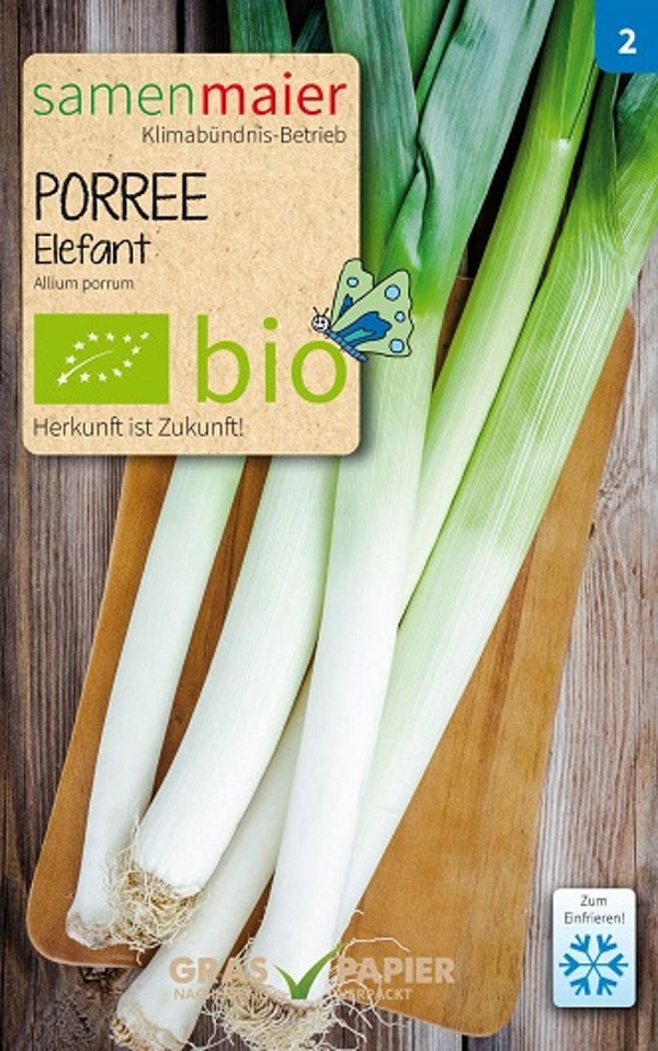 Produktfoto zu Saatgut Porree Elefant