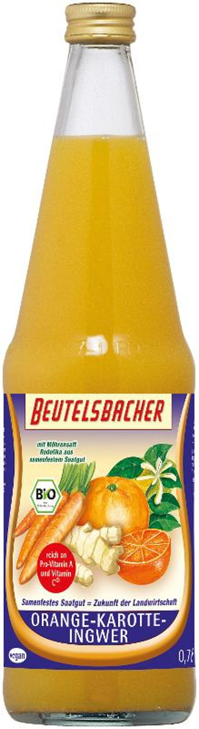 Produktfoto zu Orange-Karotte-Ingwer-Saft