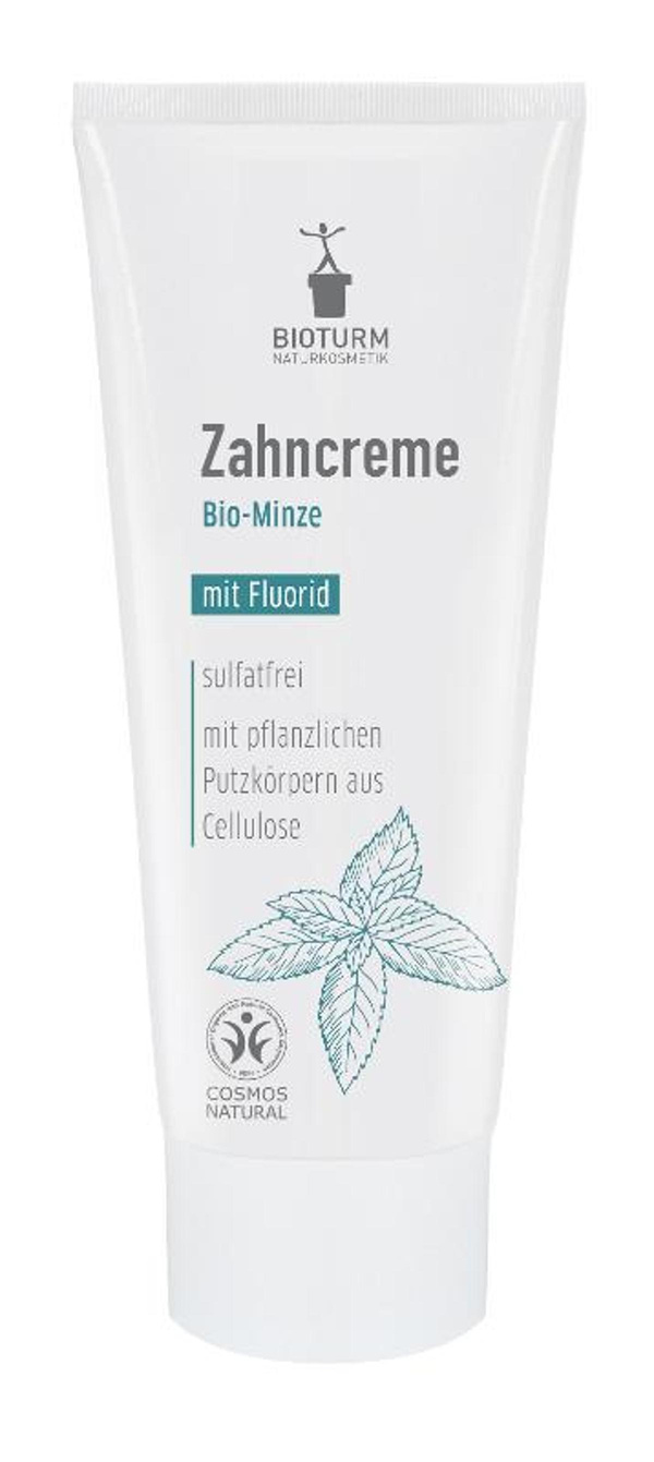 Produktfoto zu Zahncreme Bio-Minze mit Fluorid