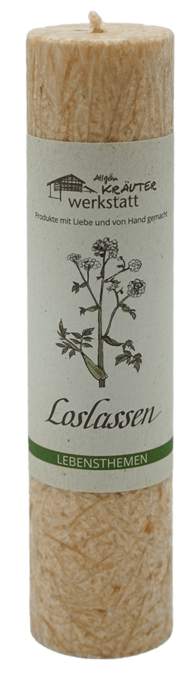 Produktfoto zu Heilkräuterkerze Loslassen