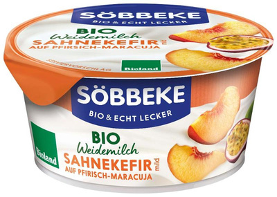 Produktfoto zu Sahnekefir Pfirsich-Maracuja