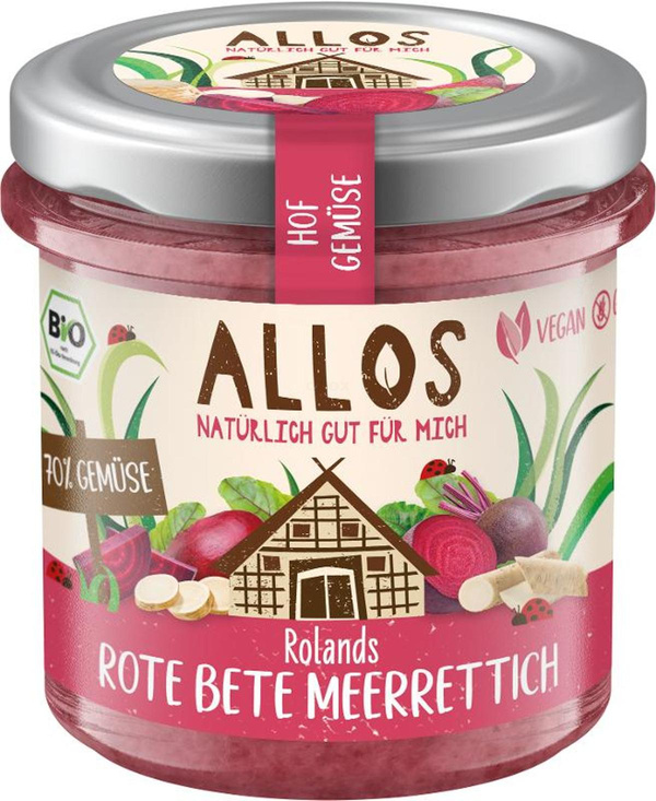 Produktfoto zu Aufstrich: Hofgemüse Rote Bete Meerettich
