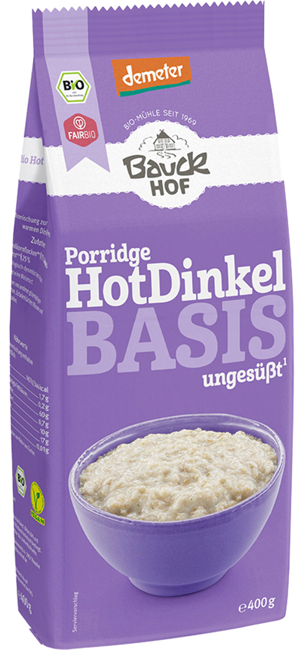 Produktfoto zu Hot Dinkel Basis Brei