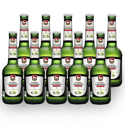 Produktfoto zu Lammsbräu alkoholfrei & Hollerblüte Kasten