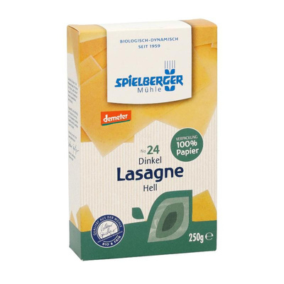Produktfoto zu Dinkel Lasagne hell